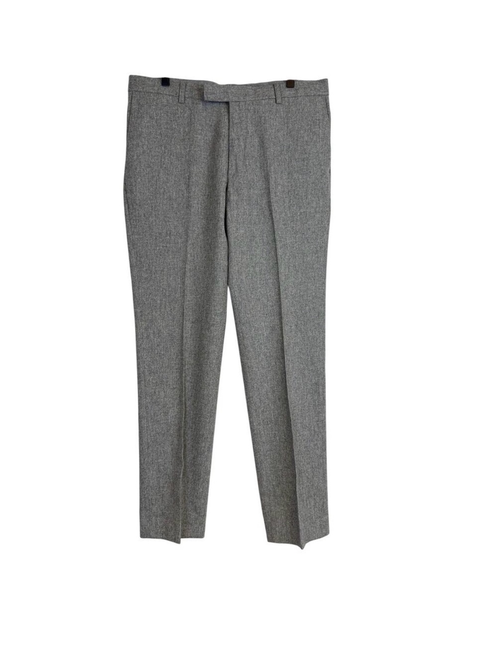 Charles Tyrwhitt Slim Fit 100% Wool Dress Pants Gray - 34W 32L 34x32